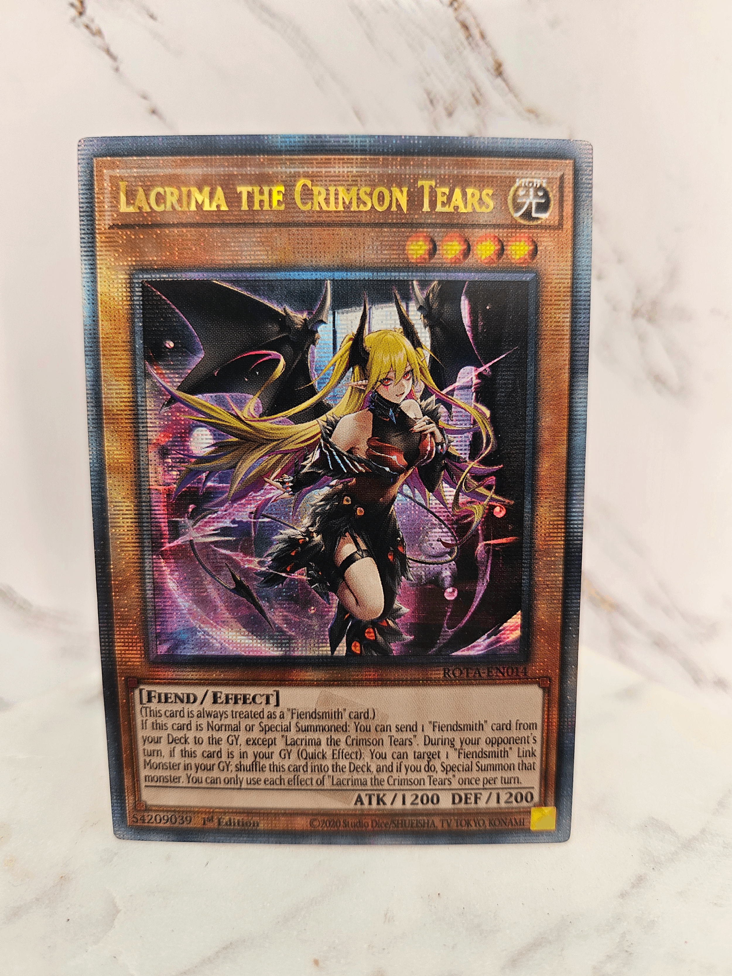 LACRIMA/CRIMSON TEARS トレーディングカード Yugioh Cards | Lacrima the Crimson Tears Secret Rare | ROTA-JP014